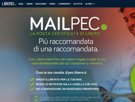 libero mail pec sito ufficiale.